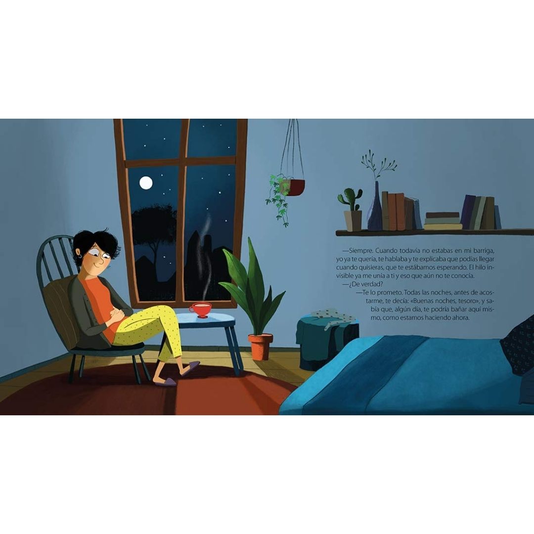 CUENTO El Hilo INVISIBLE 👨‍👩‍👧 Vínculos Familiares 🎈 Libro de Miriam  Tirado 